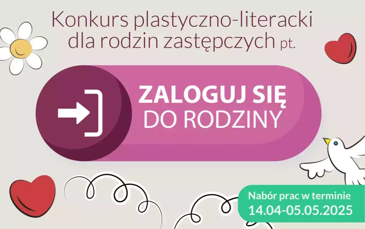 Zdjęcie do KONKURS PLASTYCZNO-LITERACKI POD NAZWĄ &quot;ZALOGUJ SIĘ DO RODZINY&quot;